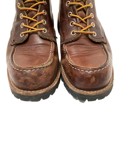 RED WING（レッドウィング）RED WING (レッドウィング) ラフネック 6インチモックトゥブーツRoughneck ブラウン サイズ:26.5㎝の古着・服飾アイテム