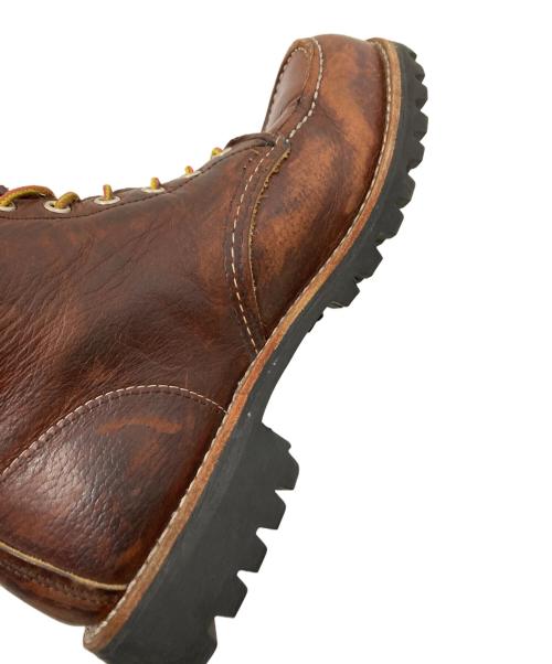 RED WING（レッドウィング）RED WING (レッドウィング) ラフネック 6インチモックトゥブーツRoughneck ブラウン サイズ:26.5㎝の古着・服飾アイテム