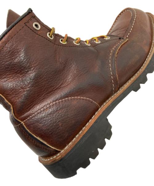 RED WING（レッドウィング）RED WING (レッドウィング) ラフネック 6インチモックトゥブーツRoughneck ブラウン サイズ:26.5㎝の古着・服飾アイテム