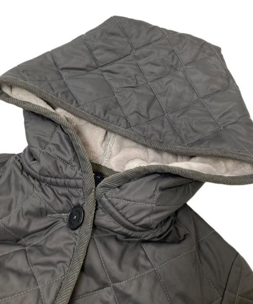 LAVENHAM（ラベンハム）LAVENHAM (ラベンハム) フードキルティングコート グレー サイズ:36の古着・服飾アイテム