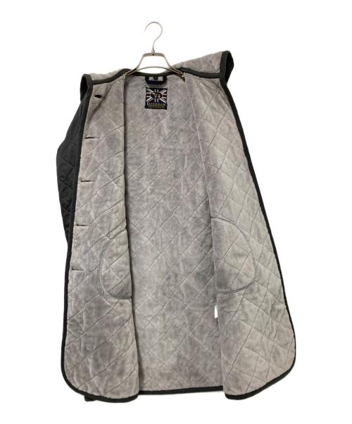 LAVENHAM（ラベンハム）LAVENHAM (ラベンハム) フードキルティングコート グレー サイズ:36の古着・服飾アイテム