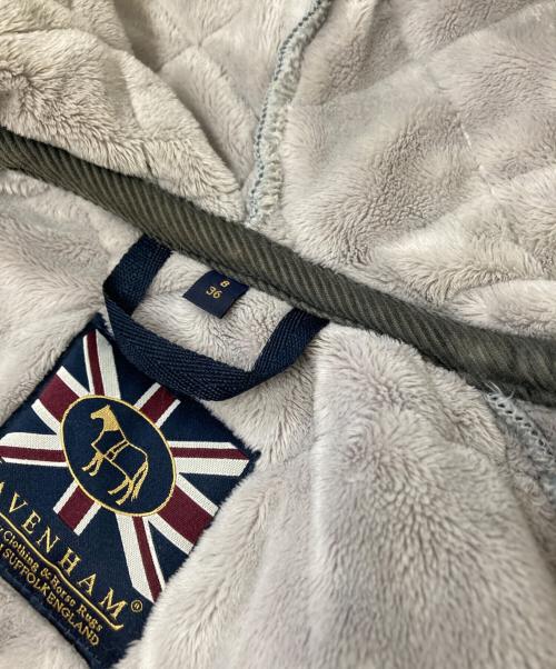 LAVENHAM（ラベンハム）LAVENHAM (ラベンハム) フードキルティングコート グレー サイズ:36の古着・服飾アイテム
