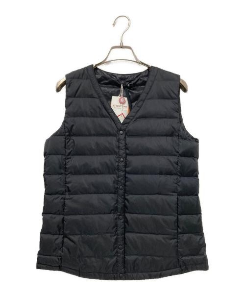UNITED ARROWS（ユナイテッドアローズ）UNITED ARROWS (ユナイテッドアローズ) UAW P インナー ダウンベスト ブラック サイズ:38 未使用品の古着・服飾アイテム