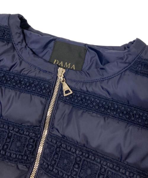 DAMA collection（ダーマコレクション）DAMA collection (ダーマコレクション) ダウンジャケット ネイビー サイズ:7Rの古着・服飾アイテム
