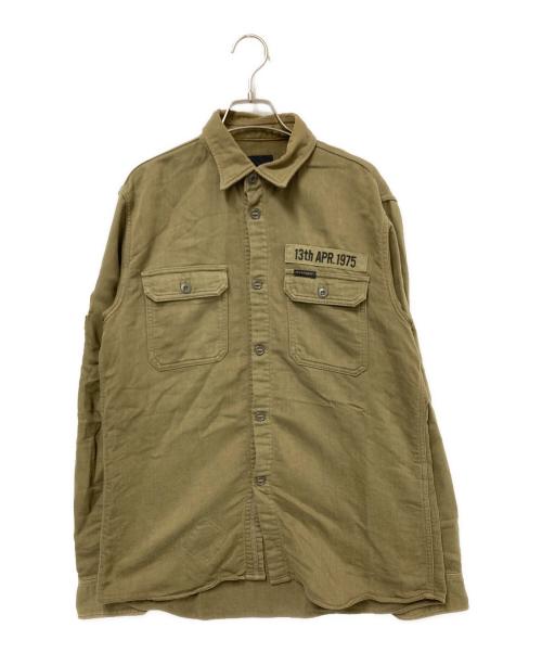 Hysteric Glamour（ヒステリックグラマー）Hysteric Glamour (ヒステリックグラマー) ミリタリーシャツ オリーブ サイズ:Lの古着・服飾アイテム