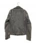 DIESEL (ディーゼル) デニムダブルライダースジャケット グレー サイズ:M：12000円