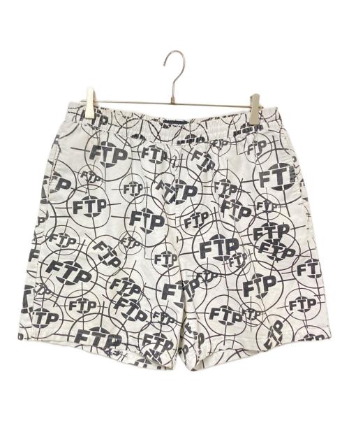 FTP（ファックザポピュレーション）FTP (ファックザポピュレーション) ハーフパンツ ホワイト サイズ:Lの古着・服飾アイテム
