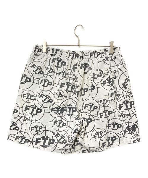 FTP（ファックザポピュレーション）FTP (ファックザポピュレーション) ハーフパンツ ホワイト サイズ:Lの古着・服飾アイテム