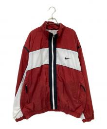 NIKE（ナイキ）の古着「ナイロンジャケット」｜ホワイト×レッド