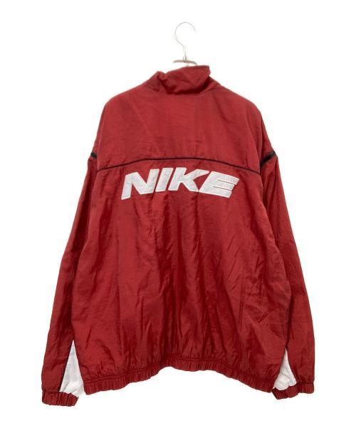 NIKE（ナイキ）NIKE (ナイキ) ナイロンジャケット ホワイト×レッド サイズ:XLの古着・服飾アイテム