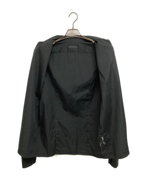 PRADA（プラダ）PRADA (プラダ) コットンジップアップシャツ ブラック サイズ:Lの古着・服飾アイテム