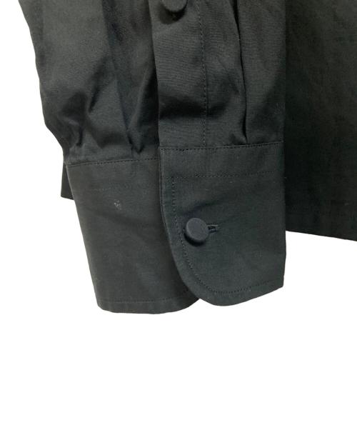 PRADA（プラダ）PRADA (プラダ) コットンジップアップシャツ ブラック サイズ:Lの古着・服飾アイテム