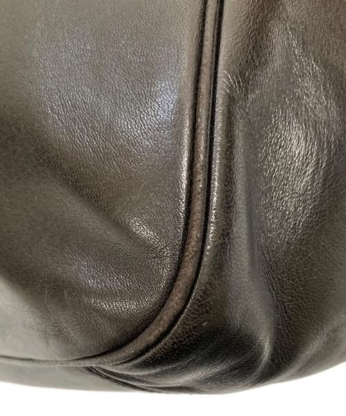 PRADA（プラダ）PRADA (プラダ) プラスチックハンドルプレートバッグ ブラックの古着・服飾アイテム