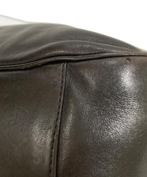 PRADA（プラダ）PRADA (プラダ) プラスチックハンドルプレートバッグ ブラックの古着・服飾アイテム