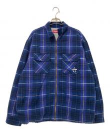 SUPREME（シュプリーム）の古着「Thermal Lined Zip Flannel」｜ブルー