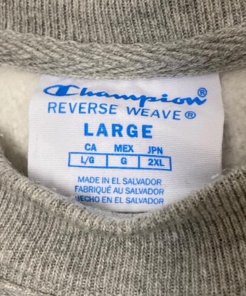Champion（チャンピオン）Champion (チャンピオン) クルーネックスウェット グレー サイズ:Lの古着・服飾アイテム