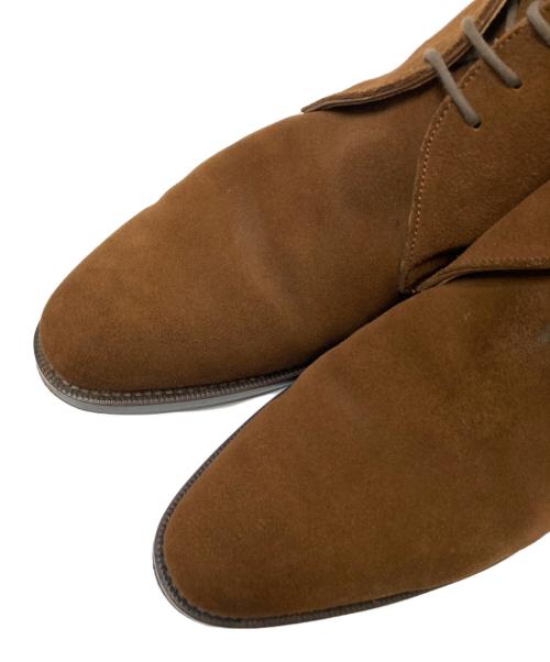 fenetre（フネートル）fenetre (フネートル) チャッカーブーツ ブラウン サイズ:7の古着・服飾アイテム