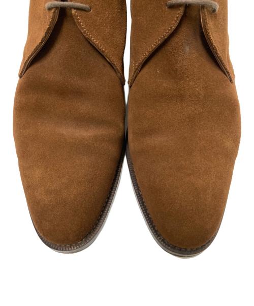 fenetre（フネートル）fenetre (フネートル) チャッカーブーツ ブラウン サイズ:7の古着・服飾アイテム