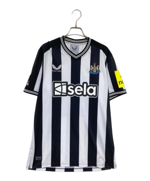 CASTORE（カストレ）CASTORE (カストレ) サッカーゲームシャツ ホワイト×ブラック サイズ:XLの古着・服飾アイテム