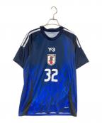 Y-3ワイスリー）の古着「サッカー日本代表 2024 ホーム レプリカ ユニフォーム」｜ネイビー×ブルー