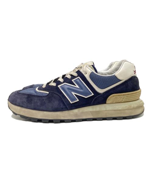 NEW BALANCE（ニューバランス）NEW BALANCE (ニューバランス) ローカットスニーカー ネイビー×ホワイト サイズ:30.0cmの古着・服飾アイテム