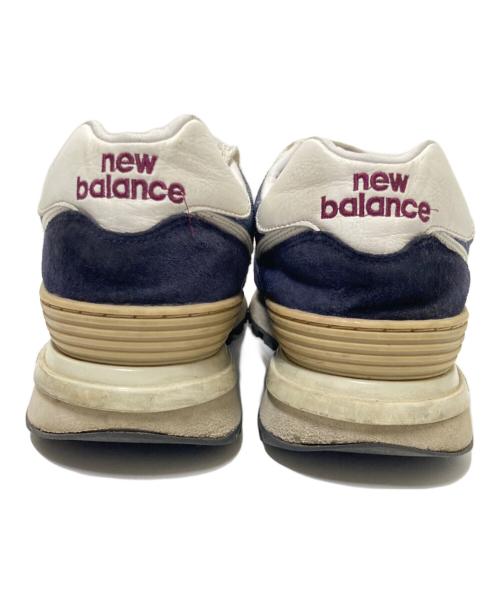 NEW BALANCE（ニューバランス）NEW BALANCE (ニューバランス) ローカットスニーカー ネイビー×ホワイト サイズ:30.0cmの古着・服飾アイテム