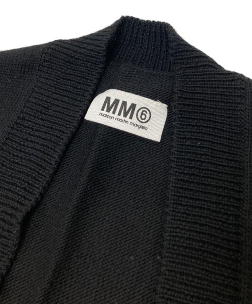 MM6 Maison Margiela（エムエムシックスメゾンマルジェラ）MM6 Maison Margiela (エムエムシックスメゾンマルジェラ) ニットベスト ブラック サイズ:Mの古着・服飾アイテム