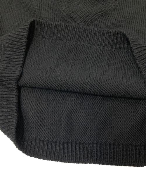 MM6 Maison Margiela（エムエムシックスメゾンマルジェラ）MM6 Maison Margiela (エムエムシックスメゾンマルジェラ) ニットベスト ブラック サイズ:Mの古着・服飾アイテム