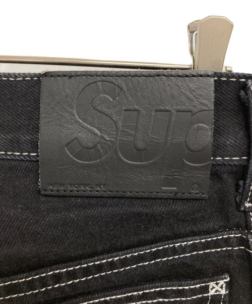 SUPREME（シュプリーム）SUPREME (シュプリーム) Radial Embroidered Loose Fit Jean ブラック サイズ:30の古着・服飾アイテム