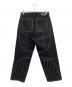 SUPREME (シュプリーム) Radial Embroidered Loose Fit Jean ブラック サイズ:30：25000円
