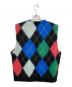 SUPREME (シュプリーム) Brushed Argyle Zip Up Vest/ブラッシュドアーガイルジップアップベスト マルチカラー サイズ:L：25000円
