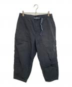 THE NORTHFACE PURPLELABELザ・ノースフェイス パープルレーベル）の古着「Ripstop Wide Cropped Pants/リップストップワイドクロップドパンツ」｜グレー