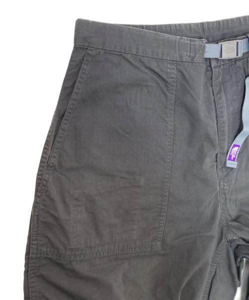 THE NORTHFACE PURPLELABEL（ザ・ノースフェイス パープルレーベル）THE NORTHFACE PURPLELABEL (ザ・ノースフェイス パープルレーベル) Ripstop Wide Cropped Pants/リップストップワイドクロップドパンツ グレー サイズ:34の古着・服飾アイテム