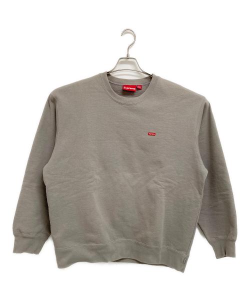 SUPREME（シュプリーム）SUPREME (シュプリーム) Small Box Crewneck/スモールロゴクルーネック ベージュ サイズ:Largeの古着・服飾アイテム