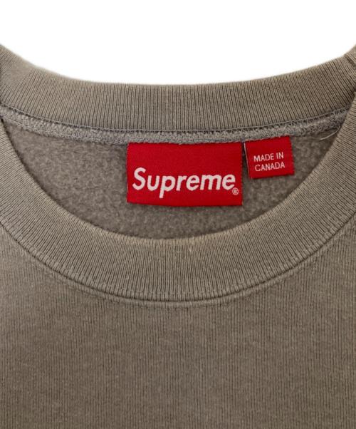 SUPREME（シュプリーム）SUPREME (シュプリーム) Small Box Crewneck/スモールロゴクルーネック ベージュ サイズ:Largeの古着・服飾アイテム