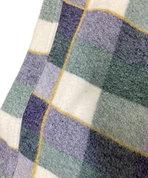 bum equipment（バムエクイメント）bum equipment (バムエクイメント) フランネルコットンバギーショーツ グリーン サイズ:XLの古着・服飾アイテム