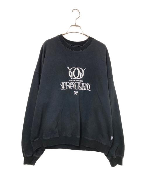 OY（オーワイ）OY (オーワイ) ロゴ刺繍スウェット ブラック サイズ:2の古着・服飾アイテム