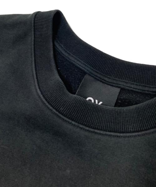 OY（オーワイ）OY (オーワイ) ロゴ刺繍スウェット ブラック サイズ:2の古着・服飾アイテム