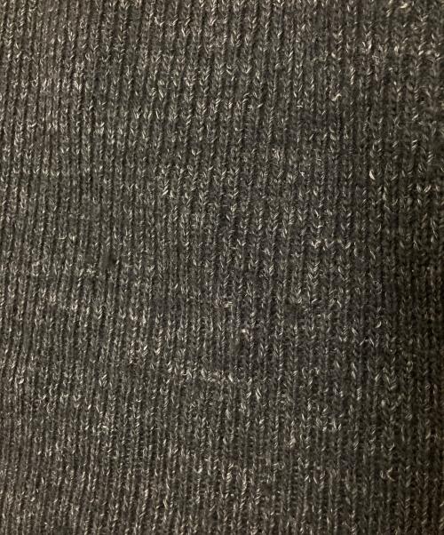 RRL（ダブルアールエル）RRL (ダブルアールエル) ウールリネンタートルネックニット グレー×ネイビー サイズ:Lの古着・服飾アイテム
