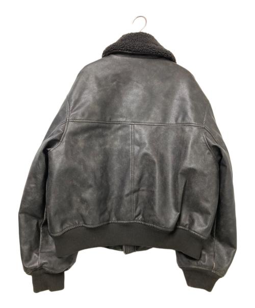 ZARA（ザラ）ZARA (ザラ) フェイクレザージャケット ブラック サイズ:US:Mの古着・服飾アイテム