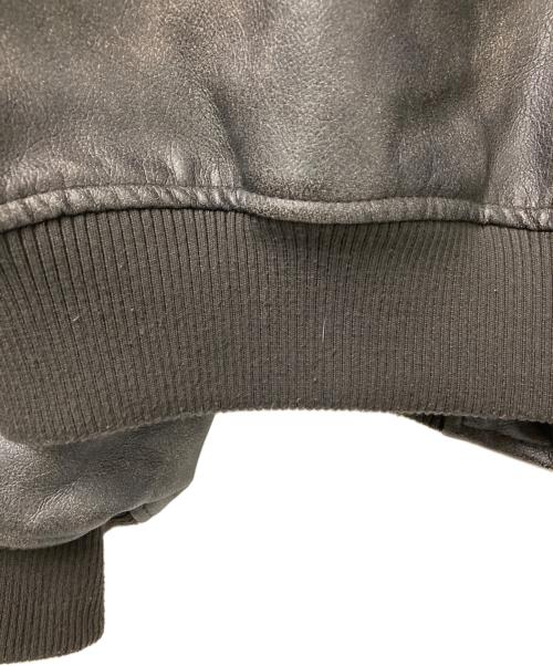 ZARA（ザラ）ZARA (ザラ) フェイクレザージャケット ブラック サイズ:US:Mの古着・服飾アイテム