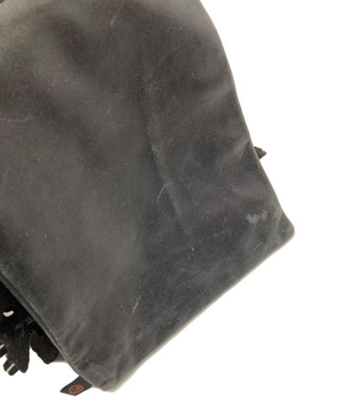 UNDERCOVER（アンダーカバー）UNDERCOVER (アンダーカバー) スカルフェルトポーチ ブラック サイズ:下記参照の古着・服飾アイテム