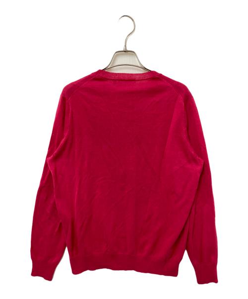 Hysteric Glamour（ヒステリックグラマー）Hysteric Glamour (ヒステリックグラマー) フロントガールデザインニット ピンク サイズ:Mの古着・服飾アイテム