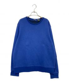 POLO RALPH LAUREN（ポロ・ラルフローレン）の古着「クルーネックスウェット」｜ネイビー