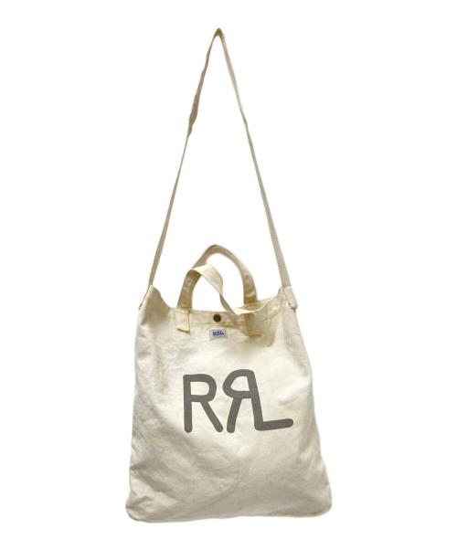 RRL（ダブルアールエル）RRL (ダブルアールエル) 2WAYマーケットトートバッグ ホワイト サイズ:下記参照の古着・服飾アイテム