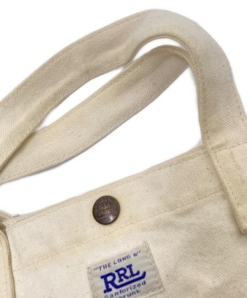 RRL（ダブルアールエル）RRL (ダブルアールエル) 2WAYマーケットトートバッグ ホワイト サイズ:下記参照の古着・服飾アイテム