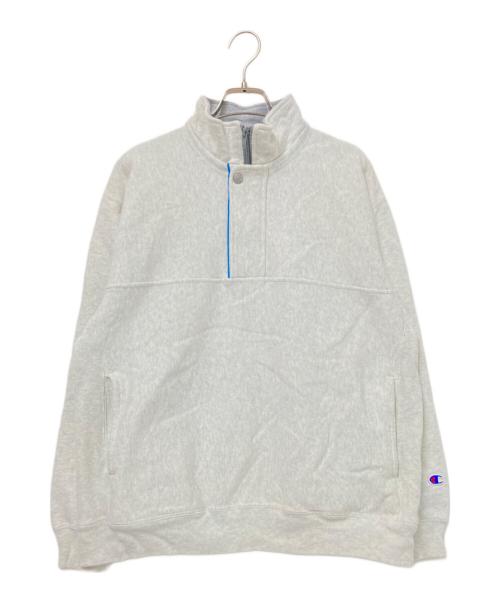 Champion（チャンピオン）Champion (チャンピオン) JOURNAL STANDARD (ジャーナルスタンダード) ハーフジップスウェット グレー サイズ:Mの古着・服飾アイテム