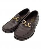 ARTESANOSアルテサノス）の古着「ビットローファー」｜ブラウン