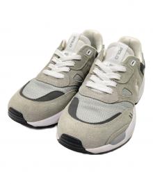 POLO RALPH LAUREN（ポロ・ラルフローレン）の古着「ジャガードスエードメッシュスニーカー」｜グレー