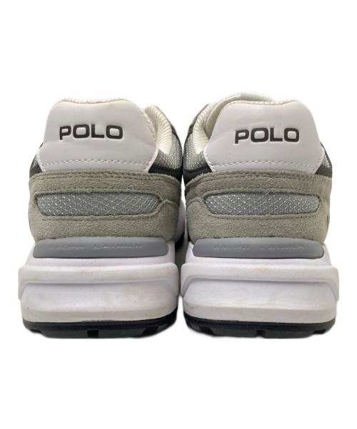 POLO RALPH LAUREN（ポロ・ラルフローレン）POLO RALPH LAUREN (ポロ・ラルフローレン) ジャガードスエードメッシュスニーカー グレー サイズ:US:6の古着・服飾アイテム